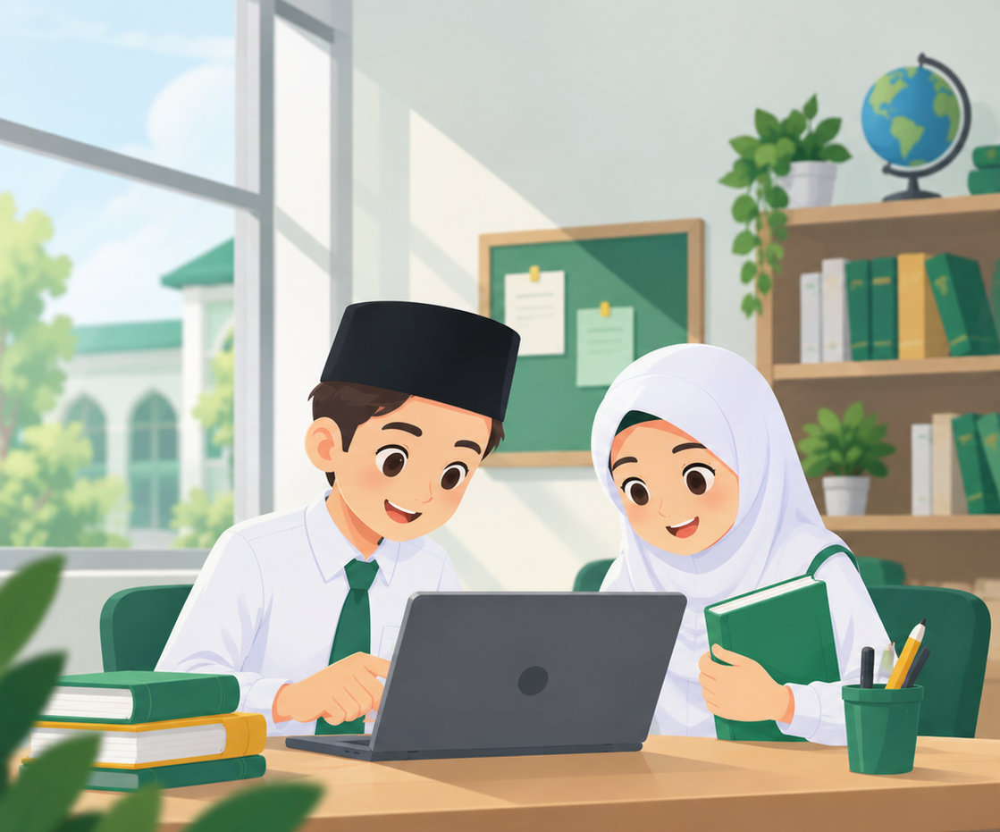 Ilustrasi Siswa MTs Nays'atul Muta'allimin